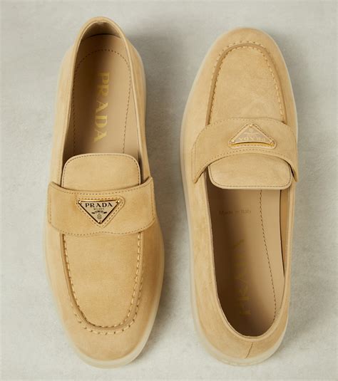 prada st tropez|Shop Prada Saint Tropez Suede Loafers .